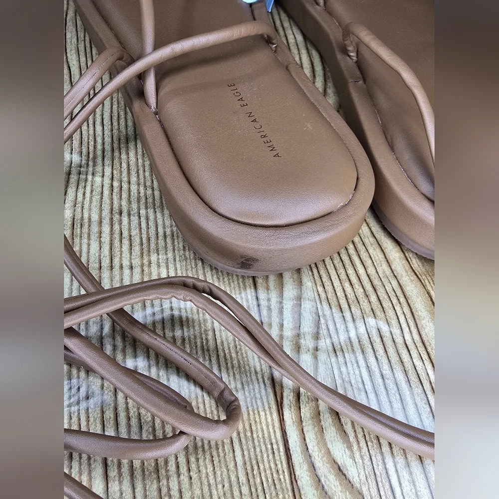 American Eagle Outfitters Brown Gladiator Sandals Size 10‎